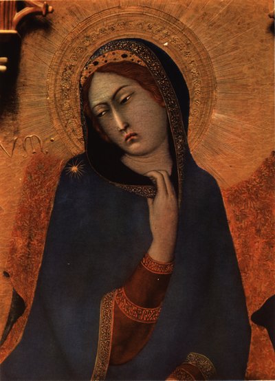 Madonna by Simone Martini by Lippo Memmi